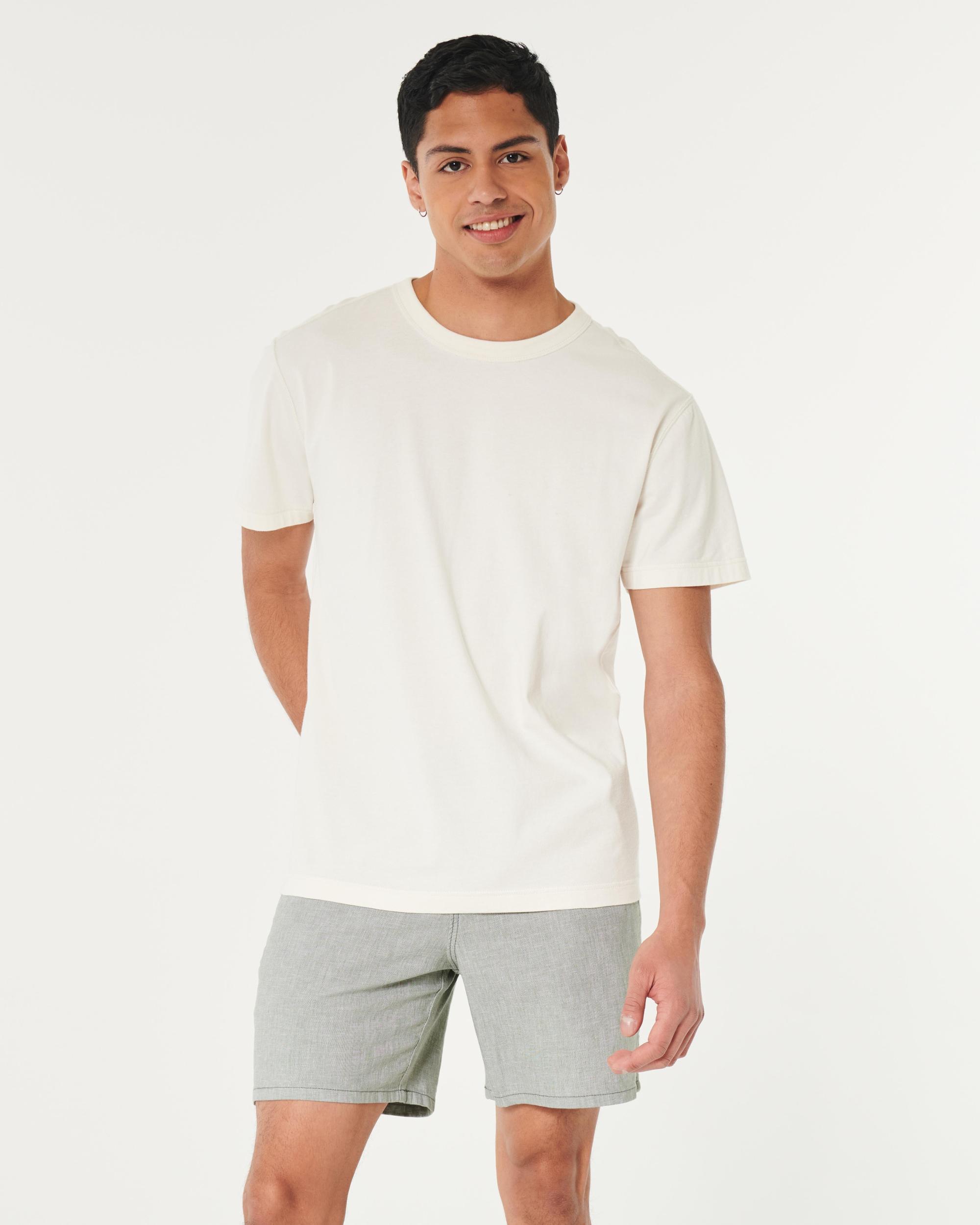 Linen-Blend Jogger Shorts 7" Product Image