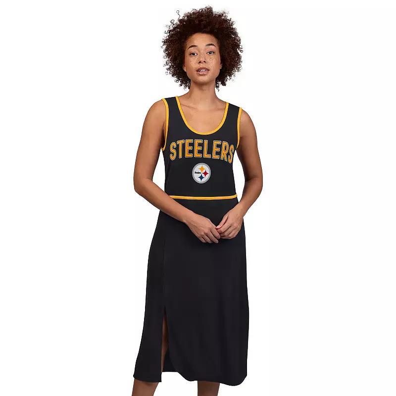 Women's G-III 4Her by Carl Banks  Black Cincinnati Bengals Center Field Maxi Dress, Size: Small Product Image