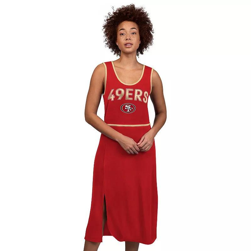 Women's G-III 4Her by Carl Banks  Red Kansas City Chiefs Center Field Maxi Dress, Size: XL Product Image