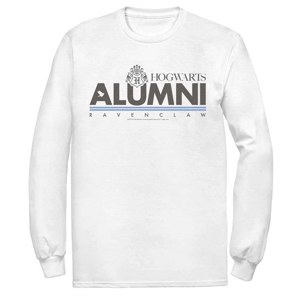 Men's Harry Potter Hogwarts Alumni Ravenclaw Long Sleeve Tee, Size: Large, White Product Image