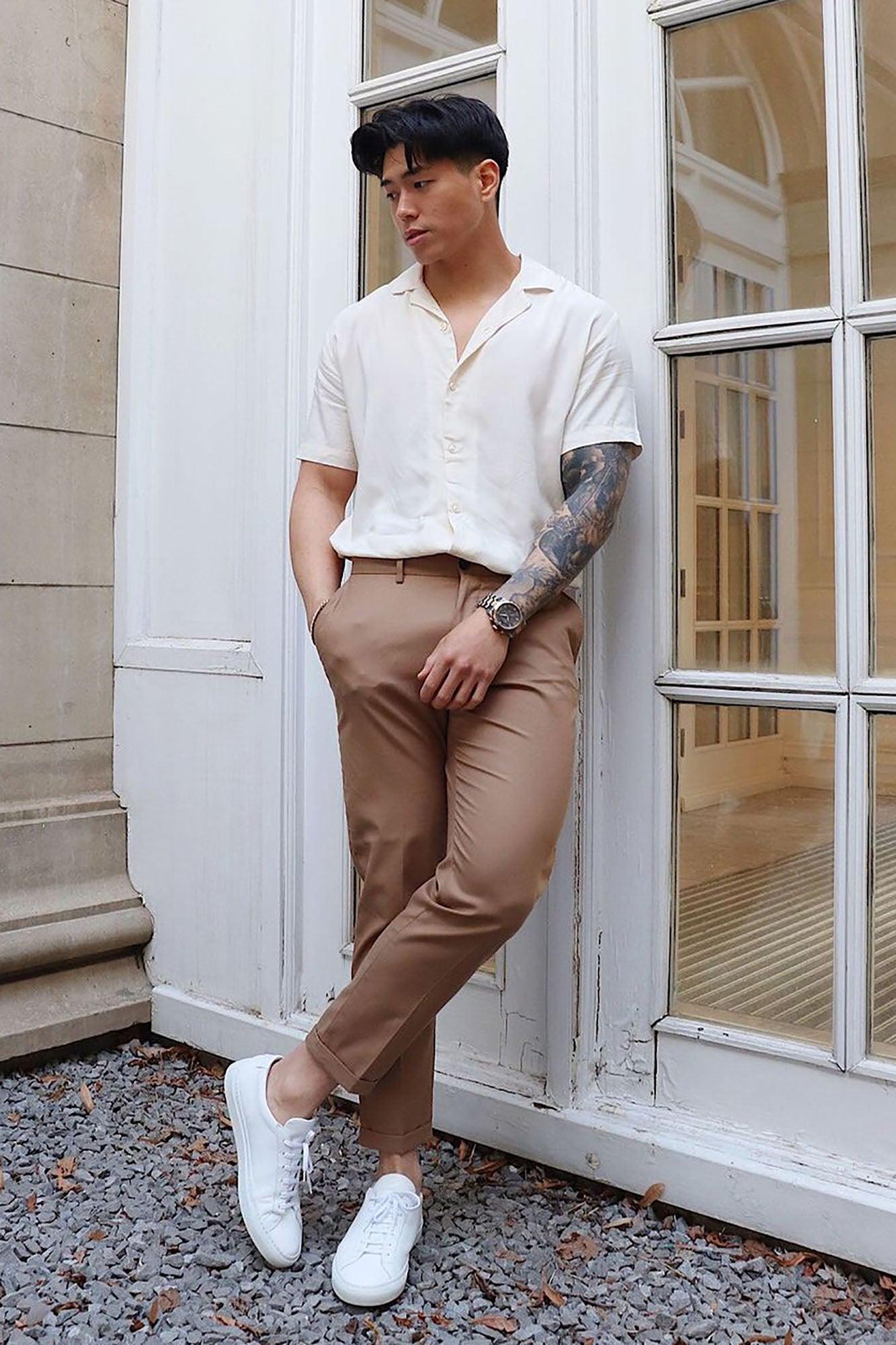 Dawson Relaxed Short Sleeve Cuban Collar Shirt - OffWhite Product Image