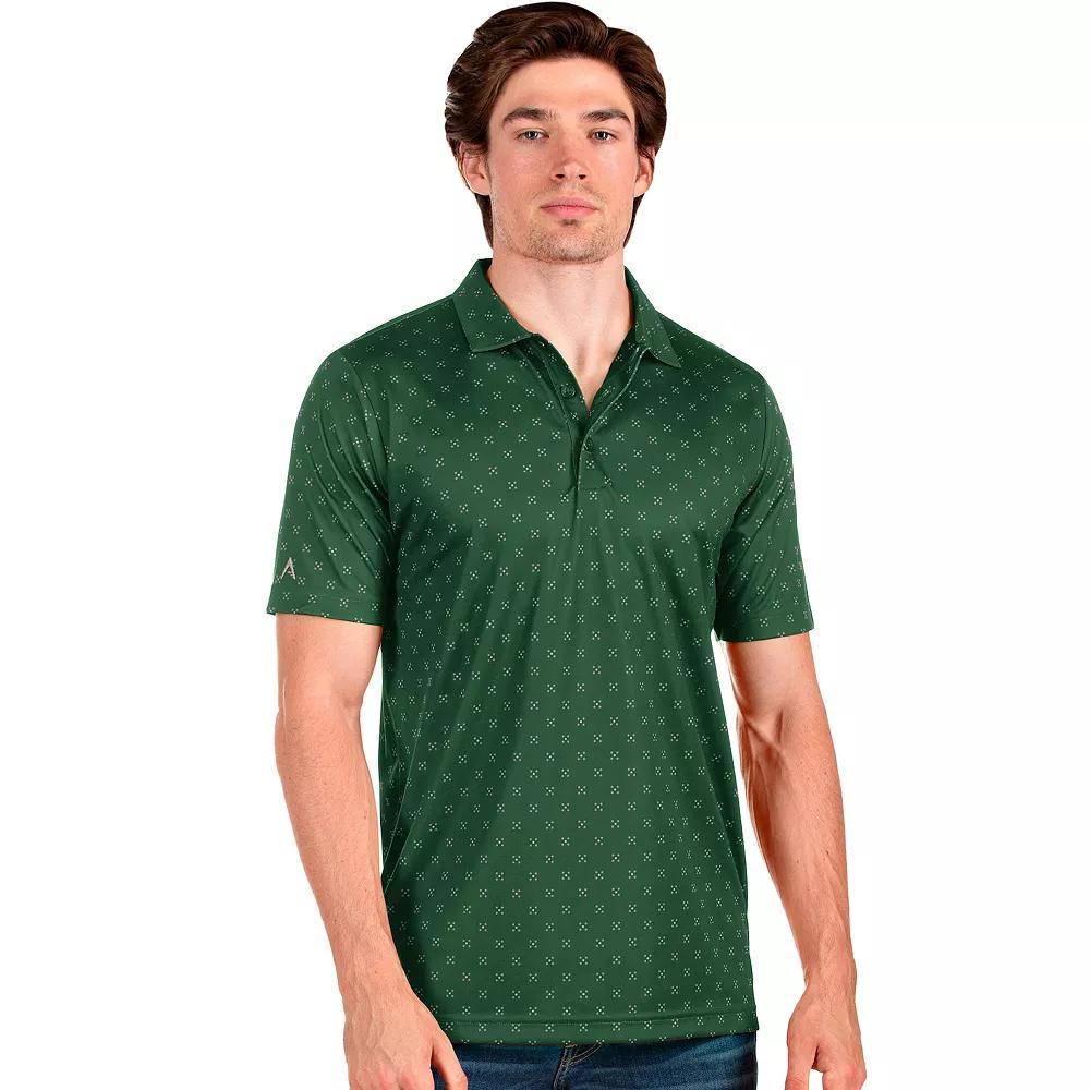 Men's Antigua Spark Polo, Size: XL, Black Black Product Image