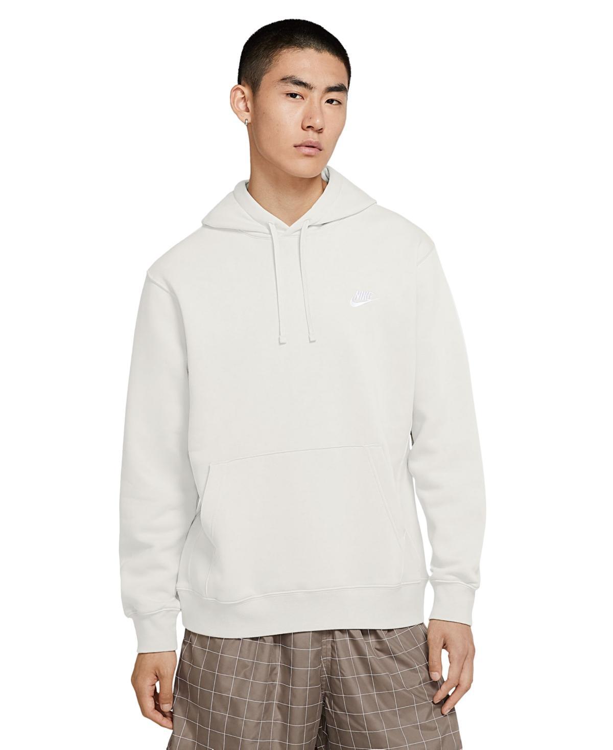 Mens Nike Sportswear Club Fleece Pullover Hoodie Dark Gray Grey Product Image