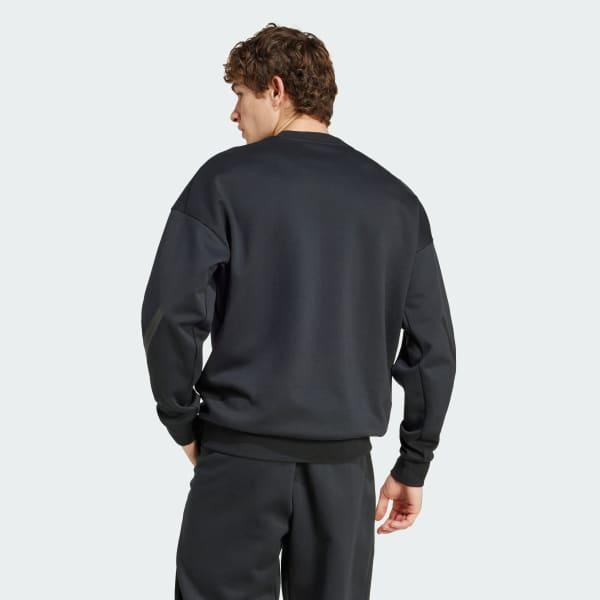 adidas New adidas Z.N.E. Sweatshirt Black XL Mens Product Image