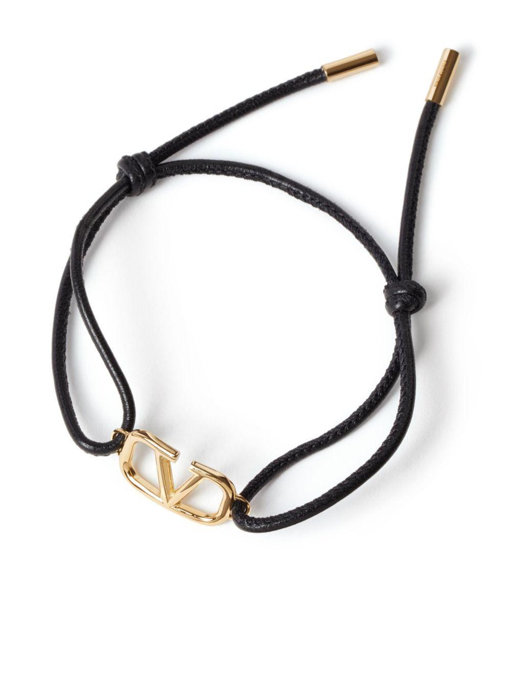 VLogo Signature leather bracelet Product Image