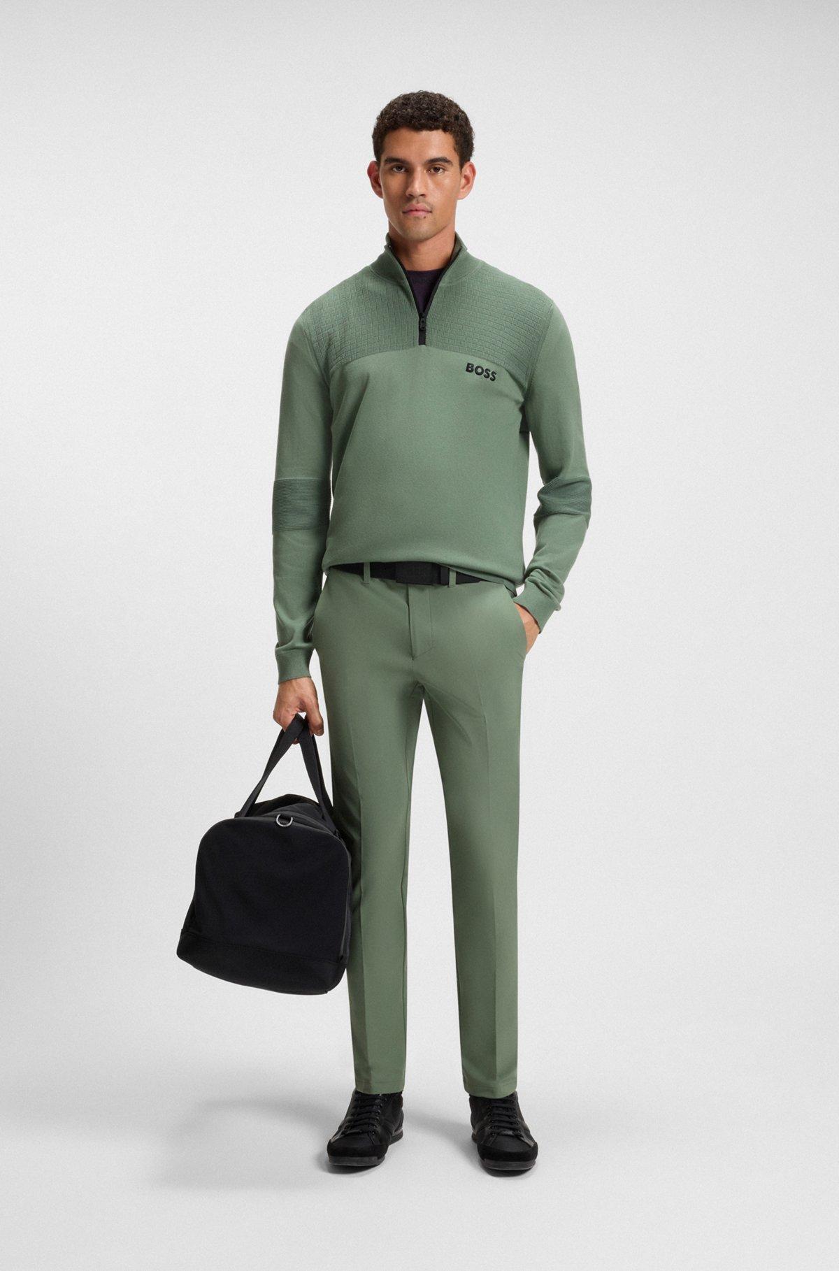Slim-fit pants in water-repellent stretch fabric Product Image