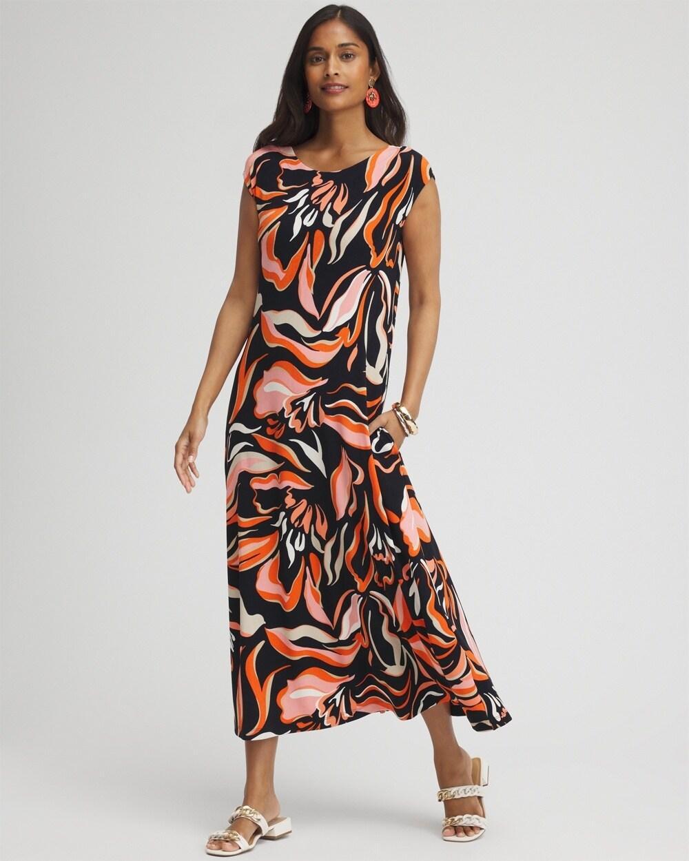 Travelers™ Floral V-Back Maxi Dress Product Image