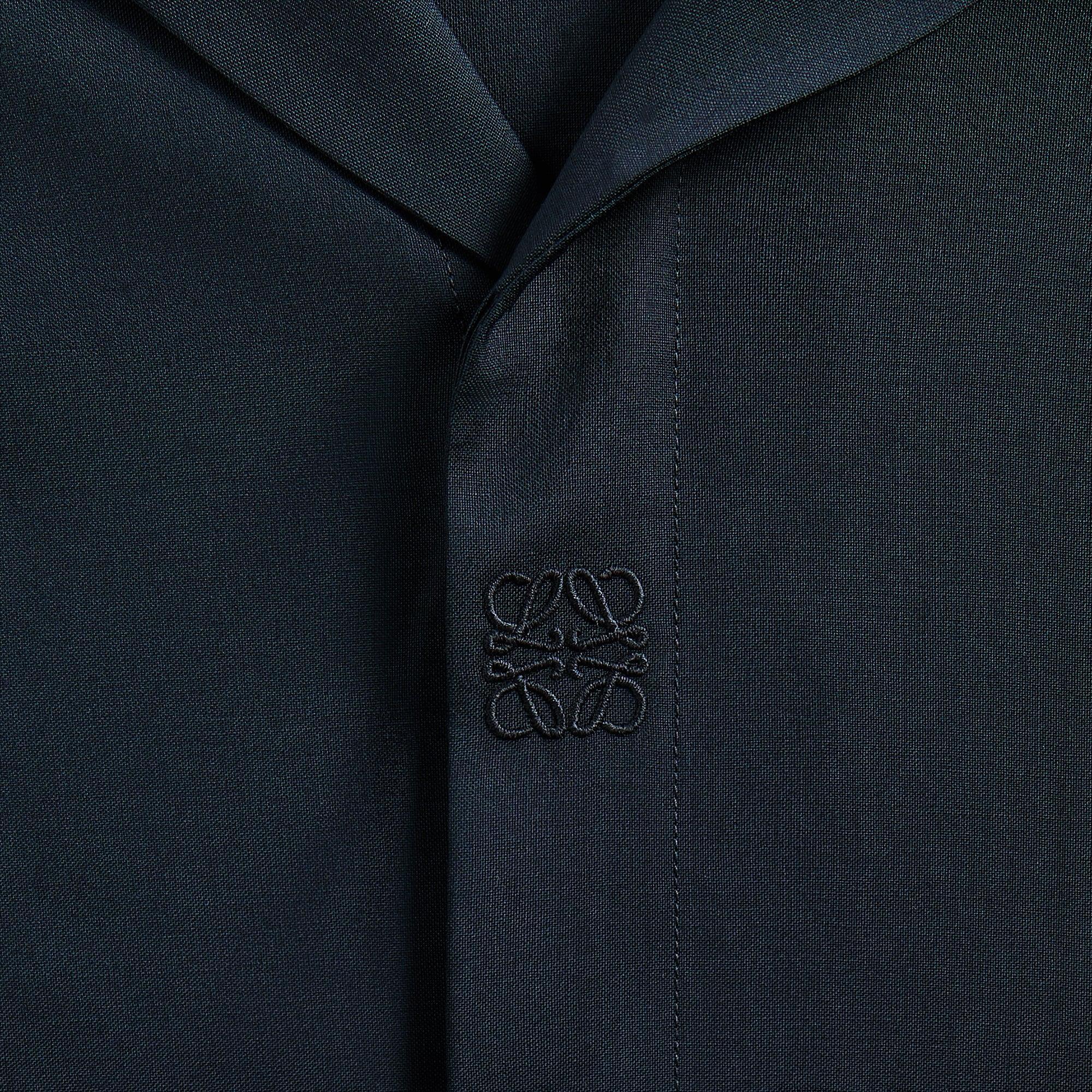 Loewe Wool Shirt - Dark Blue Male Product Image