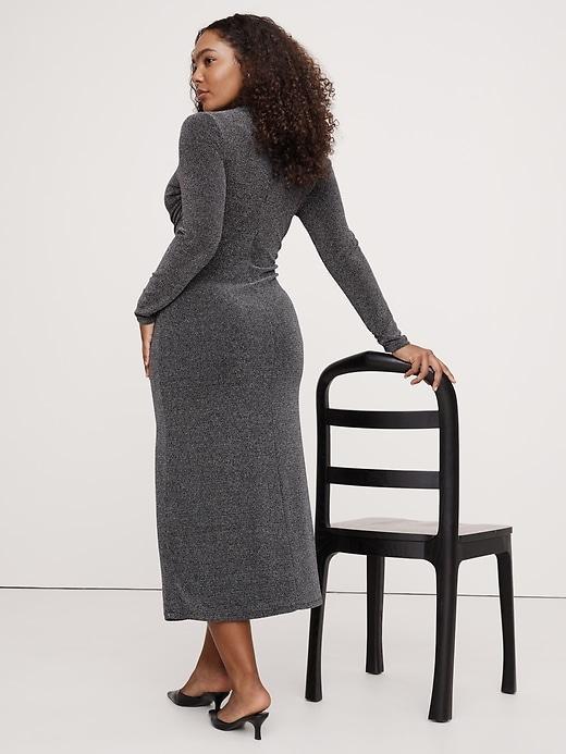 Jersey Knit Twist-Front Maxi Dress Product Image