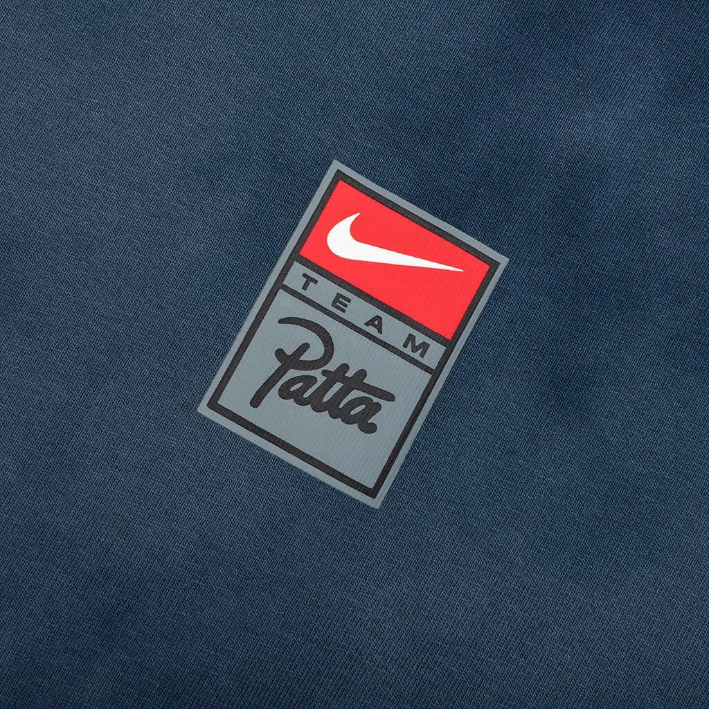 Nike x Patta T-Shirt - Squadron Blue/Deep Ocean/Dark Obsidian Male Product Image