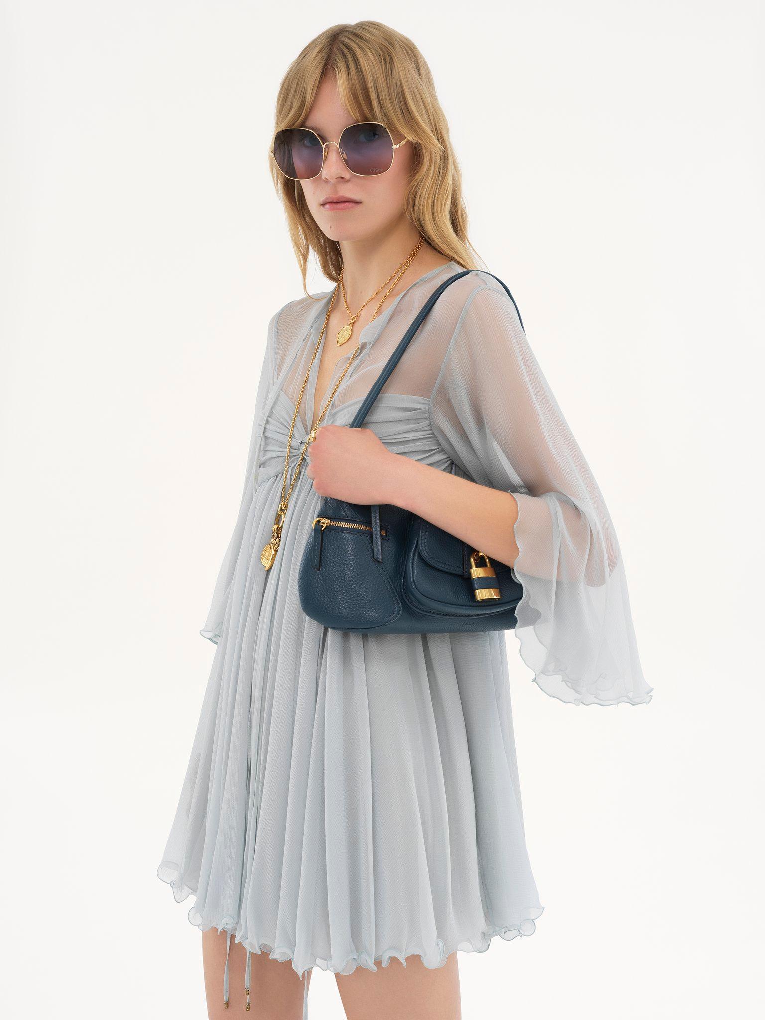 The 99 shoulder bag in grained leather Product Image