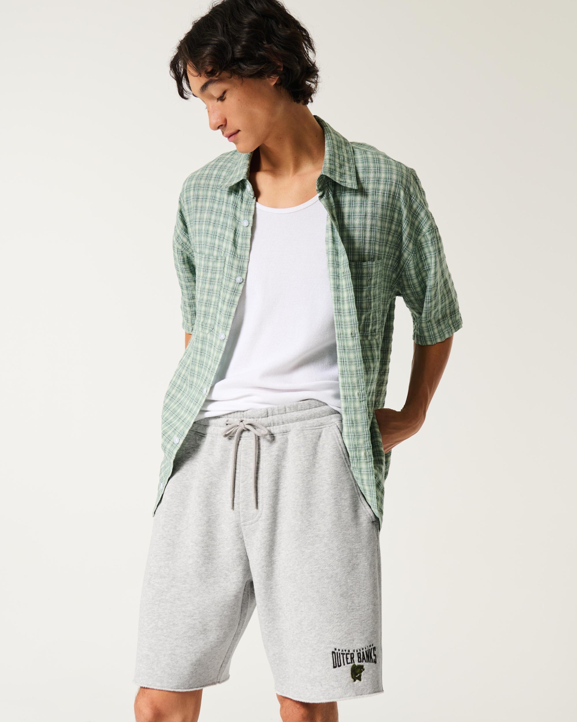 Hollister Feel Good Fleece Above-the-Knee Baggy Shorts Product Image