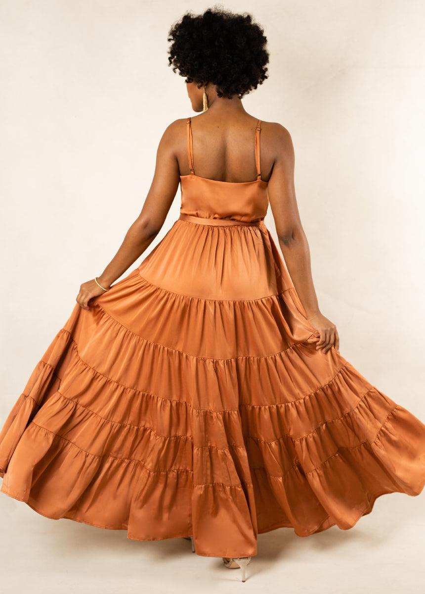 Zayla Dress in Sienna Female Product Image