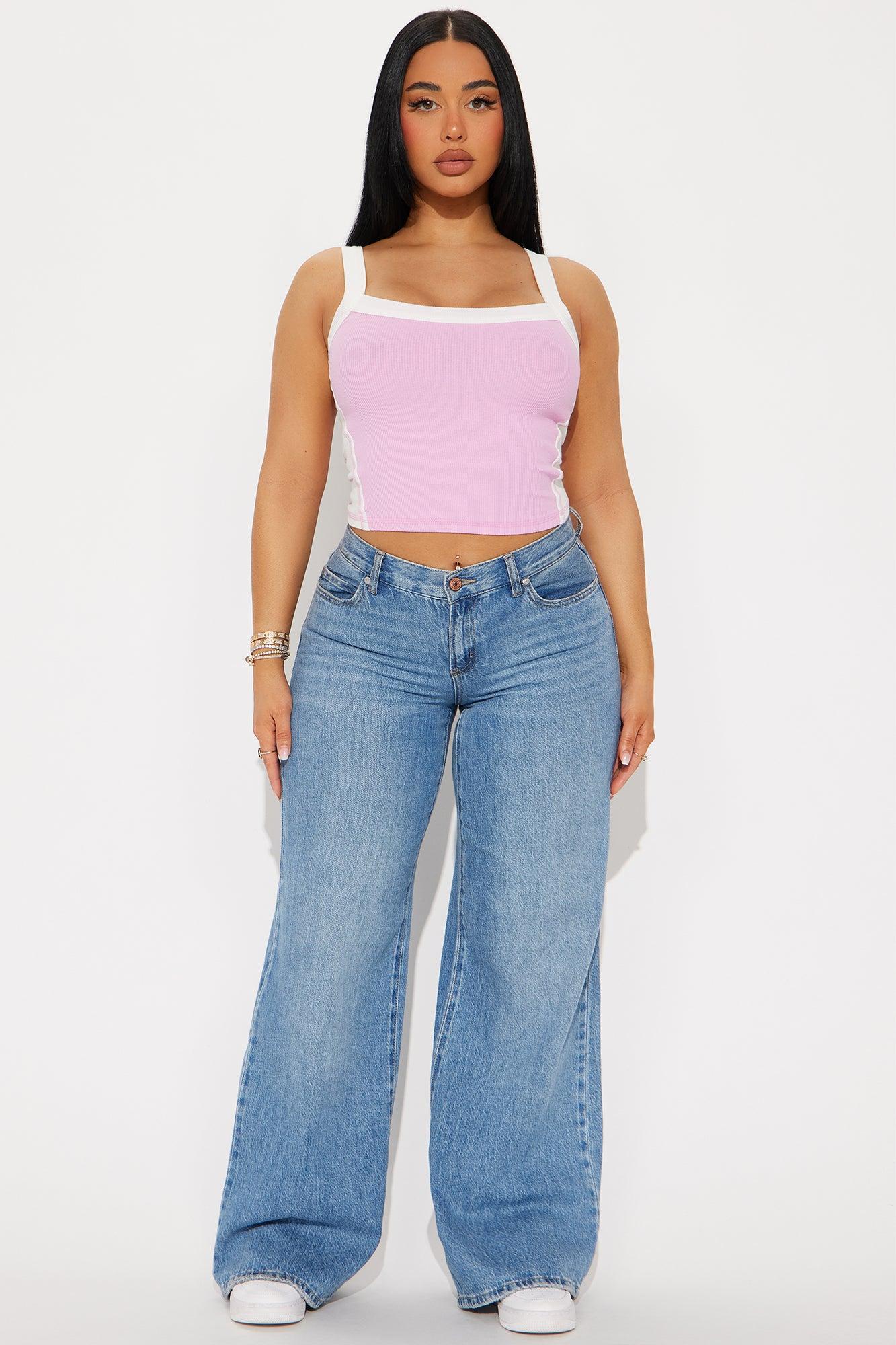 Tia Colorblock Tank Top - Pink/combo Product Image