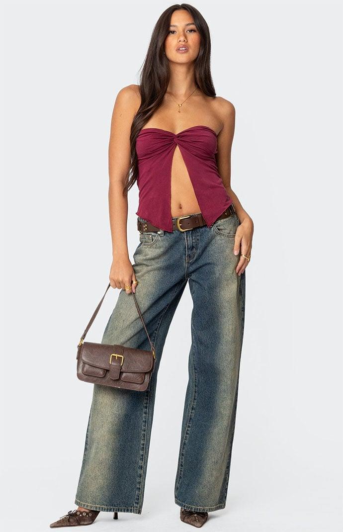 Edikted Women's Twisted Split Front Tube Product Image