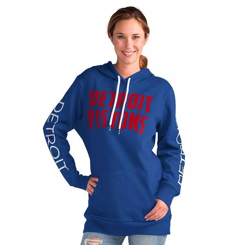 Women's G-III 4Her by Carl Banks Purple Los Angeles Lakers Base Coach Pullover Hoodie, Size: Medium Product Image