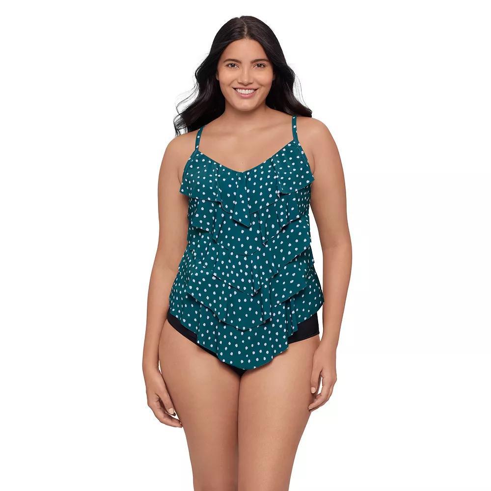 Women's Trimshaper Rachel Tankini Swimsuit Top, Size: 18, Seastones Product Image