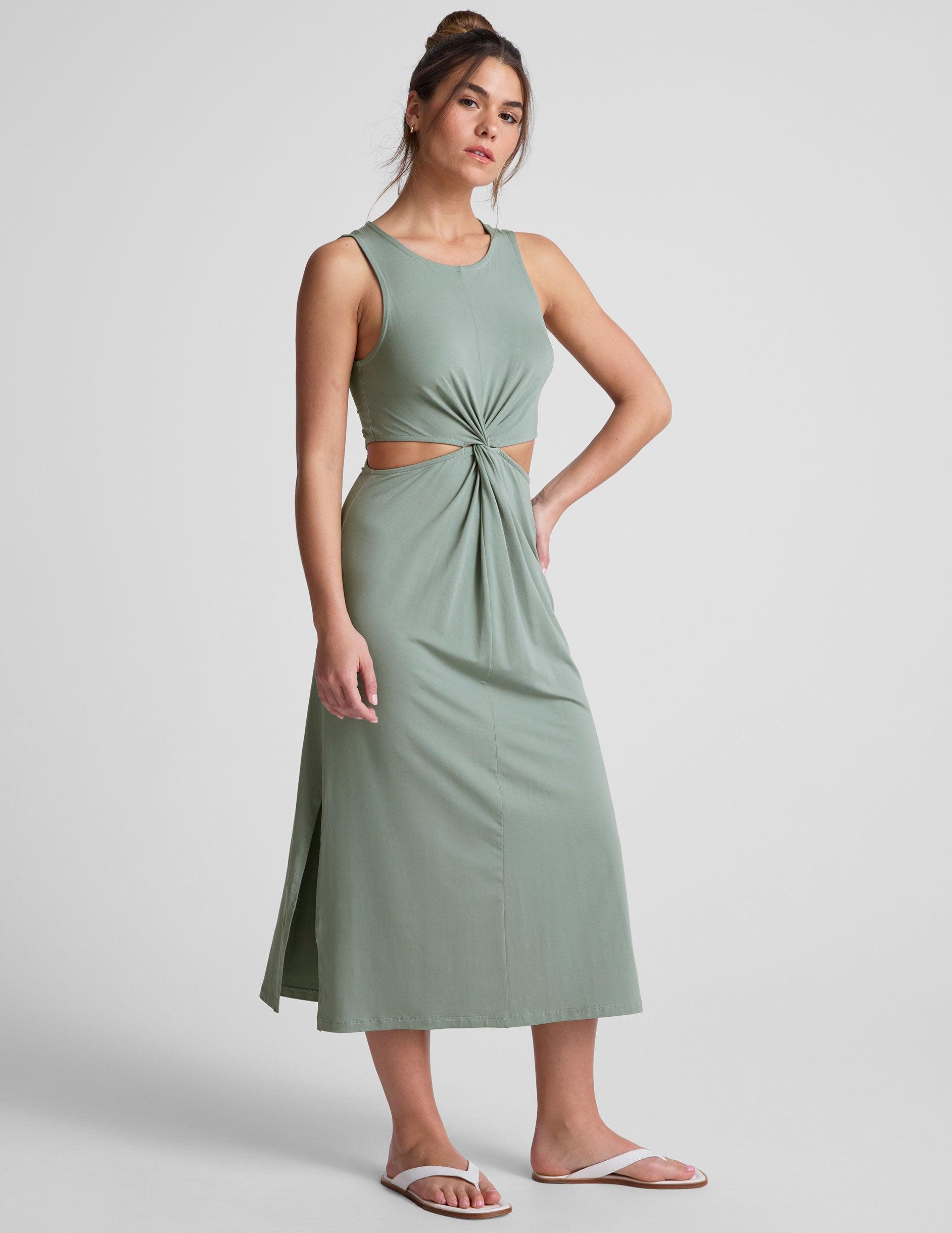 Around The World Front Twist Dress Product Image