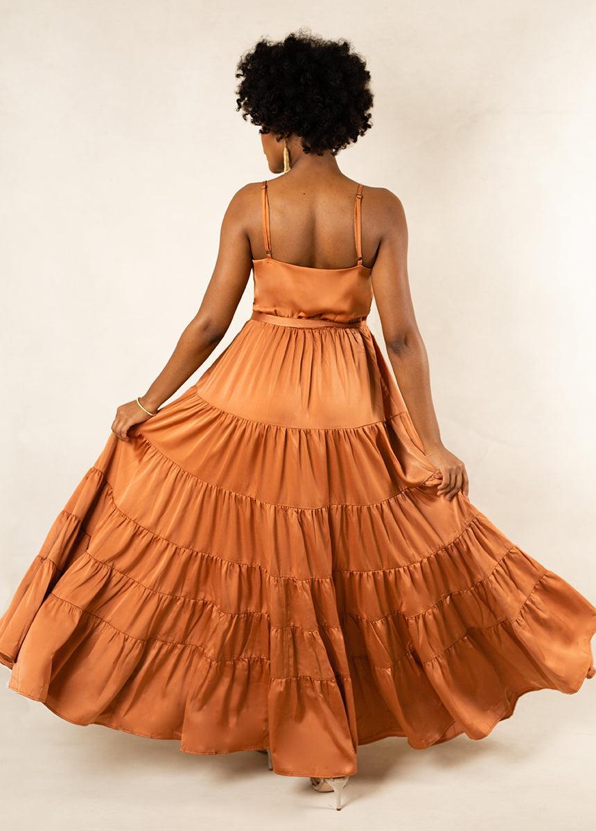 Zayla Bridesmaid Dress in Sienna Female Product Image