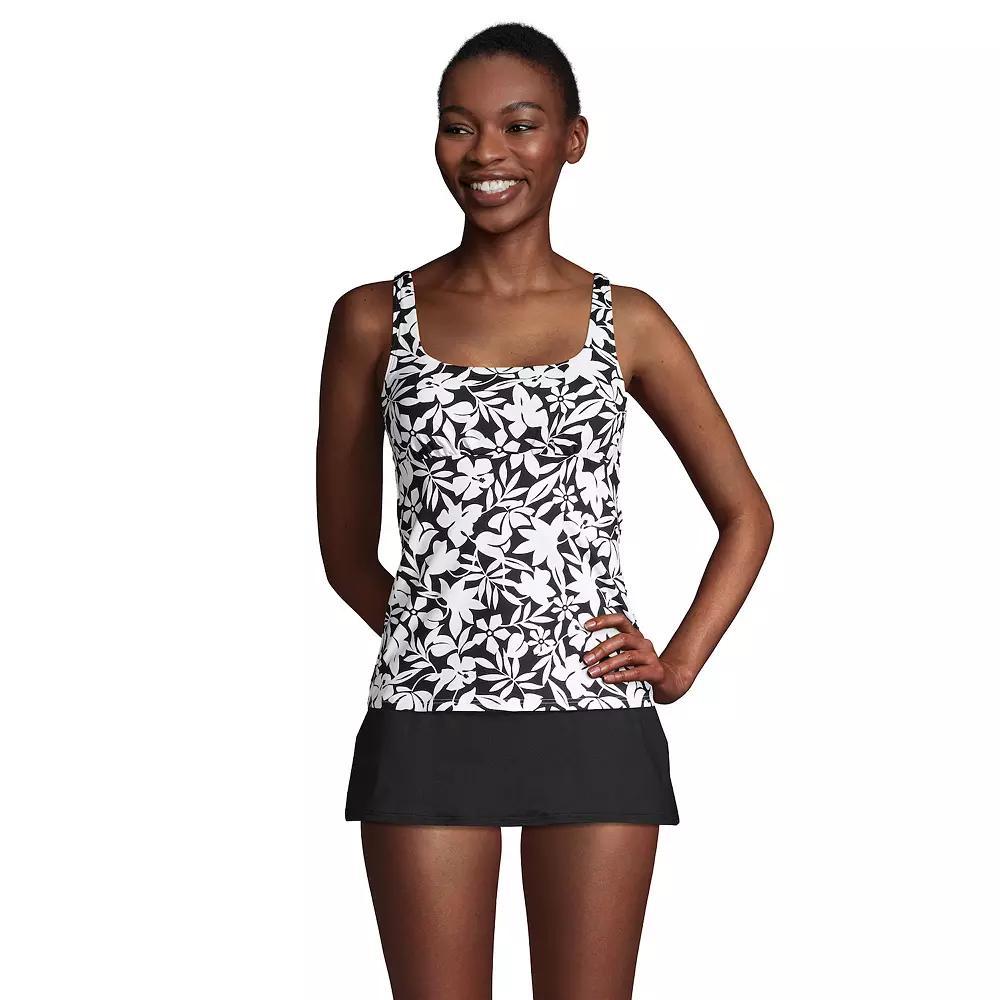 Womens Lands End DD-Cup UPF 50 Squareneck Underwire Tankini Top Product Image