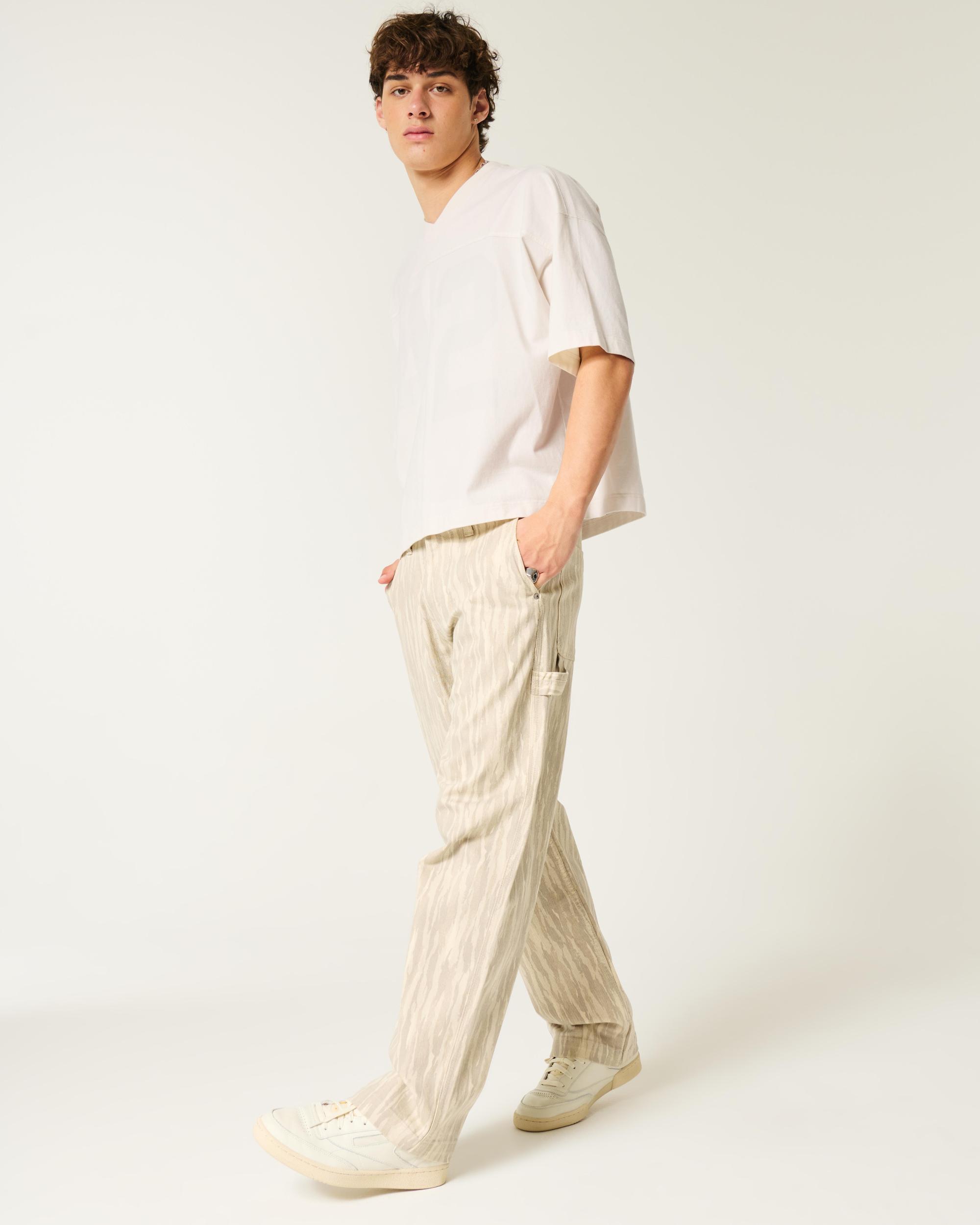 Baggy Heavyweight Crop Football Graphic Tee Product Image