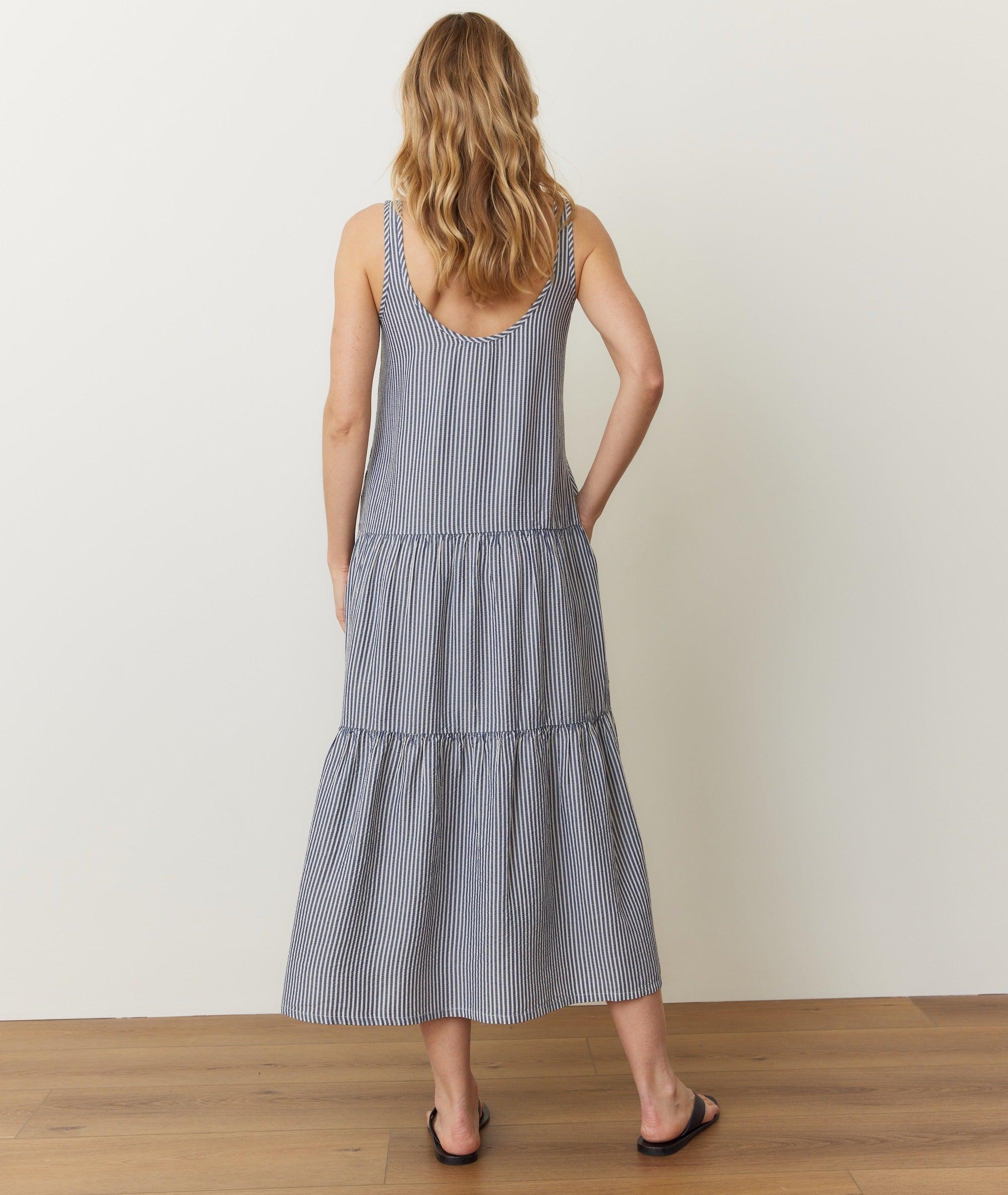 Poppy Seersucker Maxi Dress Product Image