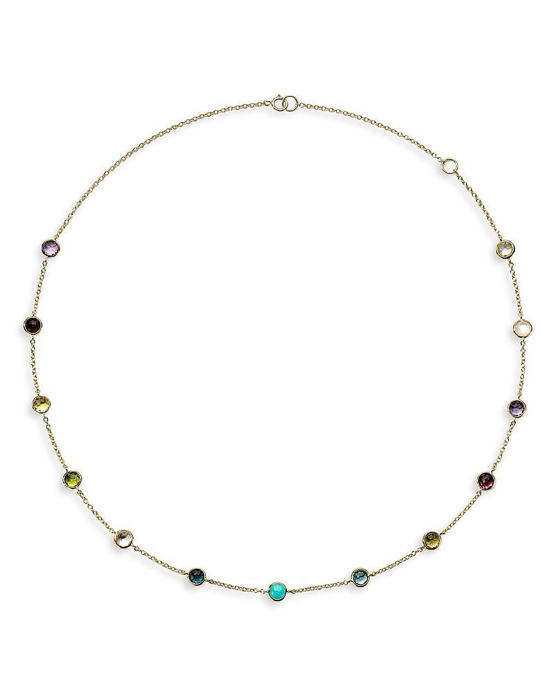 Womens Lollipop 18K Yellow Gold & Multi-Gemstone Necklace Product Image