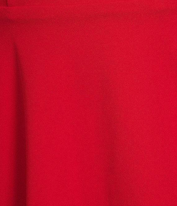 Next Up Short Flutter Sleeve V-Neck Back Twist Cut Out Loop And Button Solid Dress Product Image