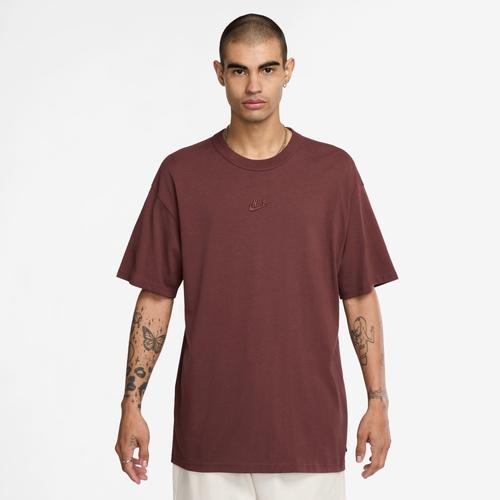 Nike Mens Nike NSW Premium Essentials SUST T-Shirt - Mens Dark Peony/Black Product Image