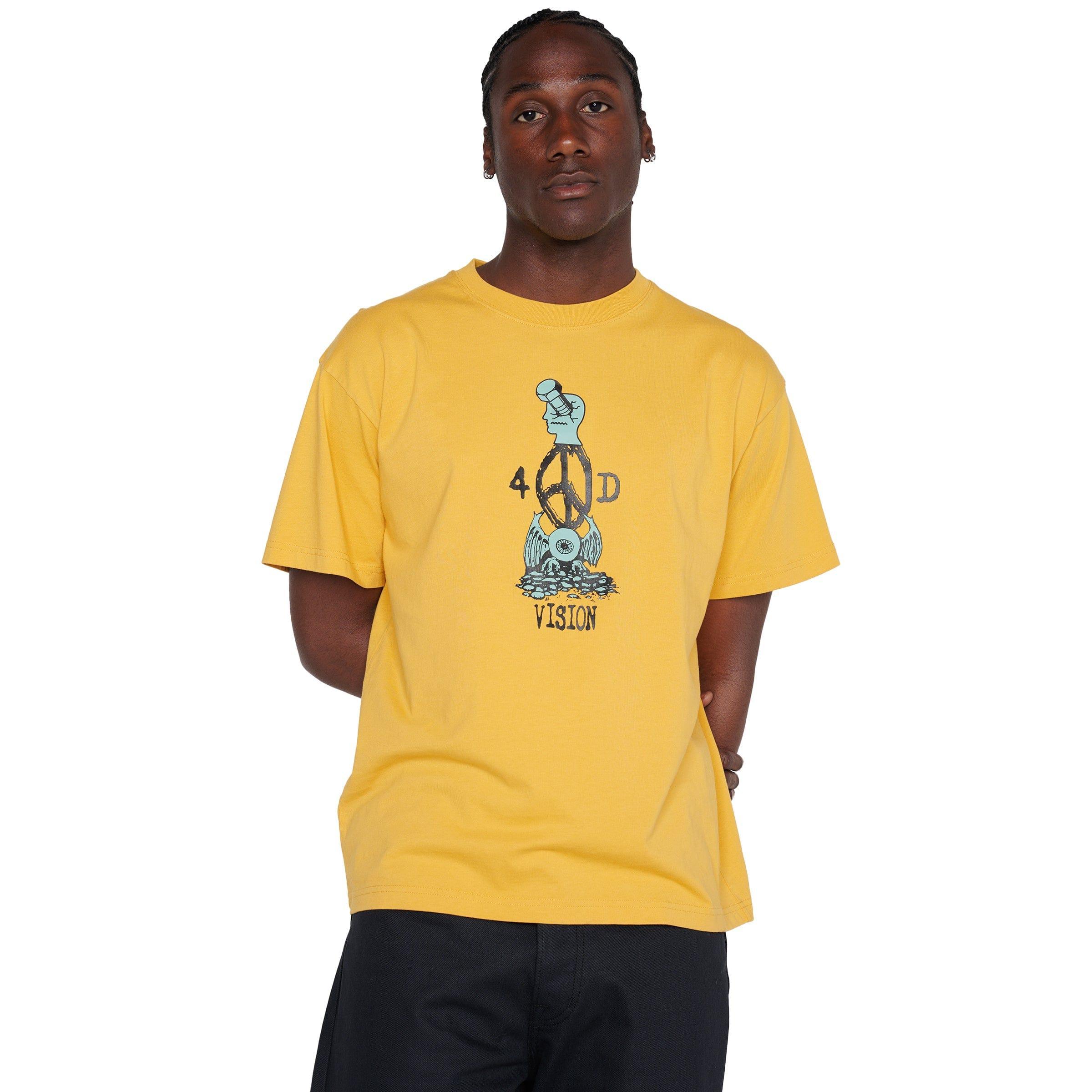 4D VISION TOTEM T-SHIRT SAND | Bodega Product Image