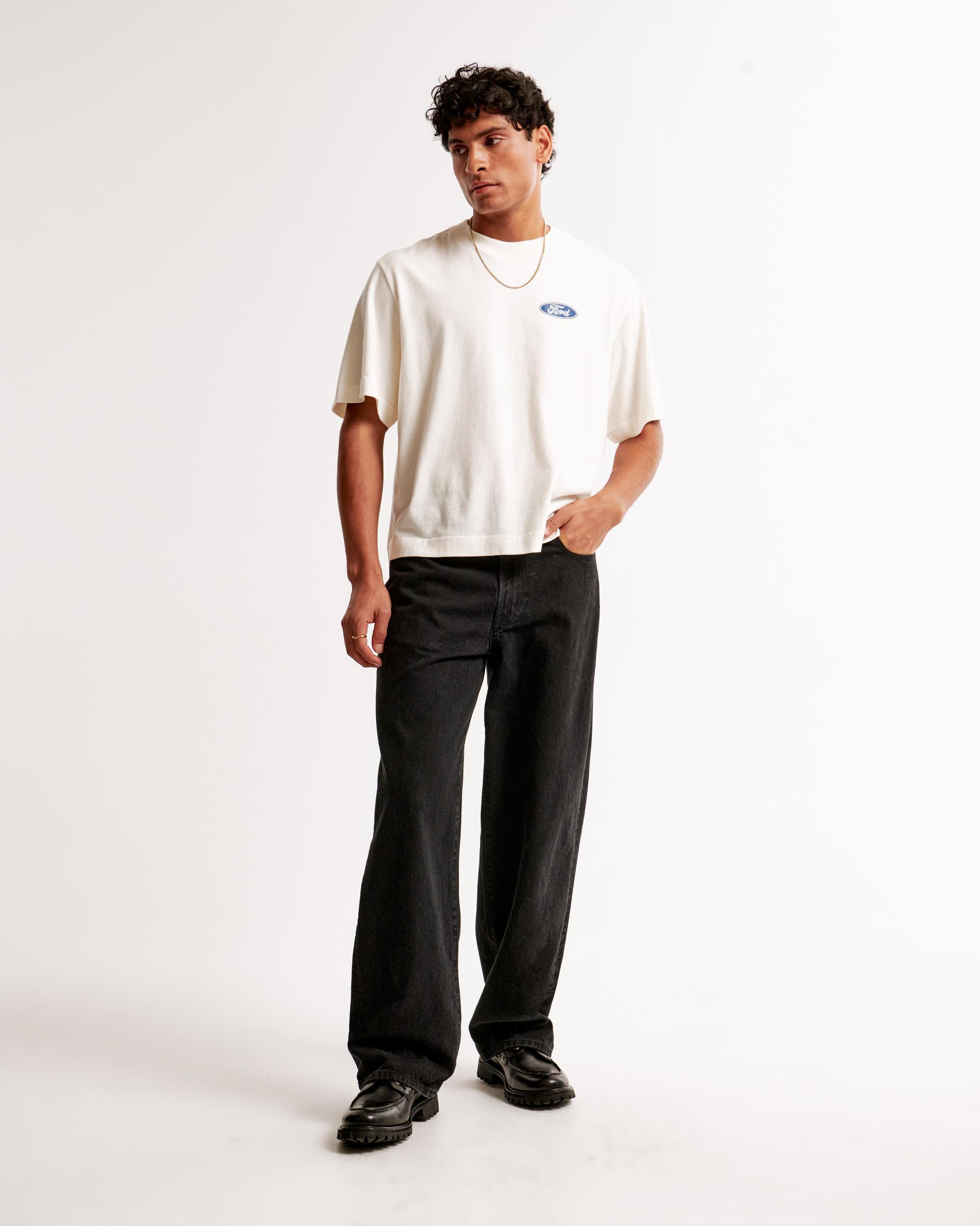 Cropped Mustang Graphic Tee Product Image