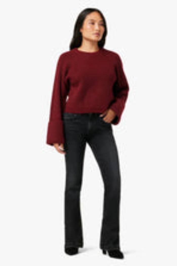 THE PROVOCATEUR PETITE BOOTCUT // VINTAGE STRETCH // 30" INSEAM Dk Blk Product Image