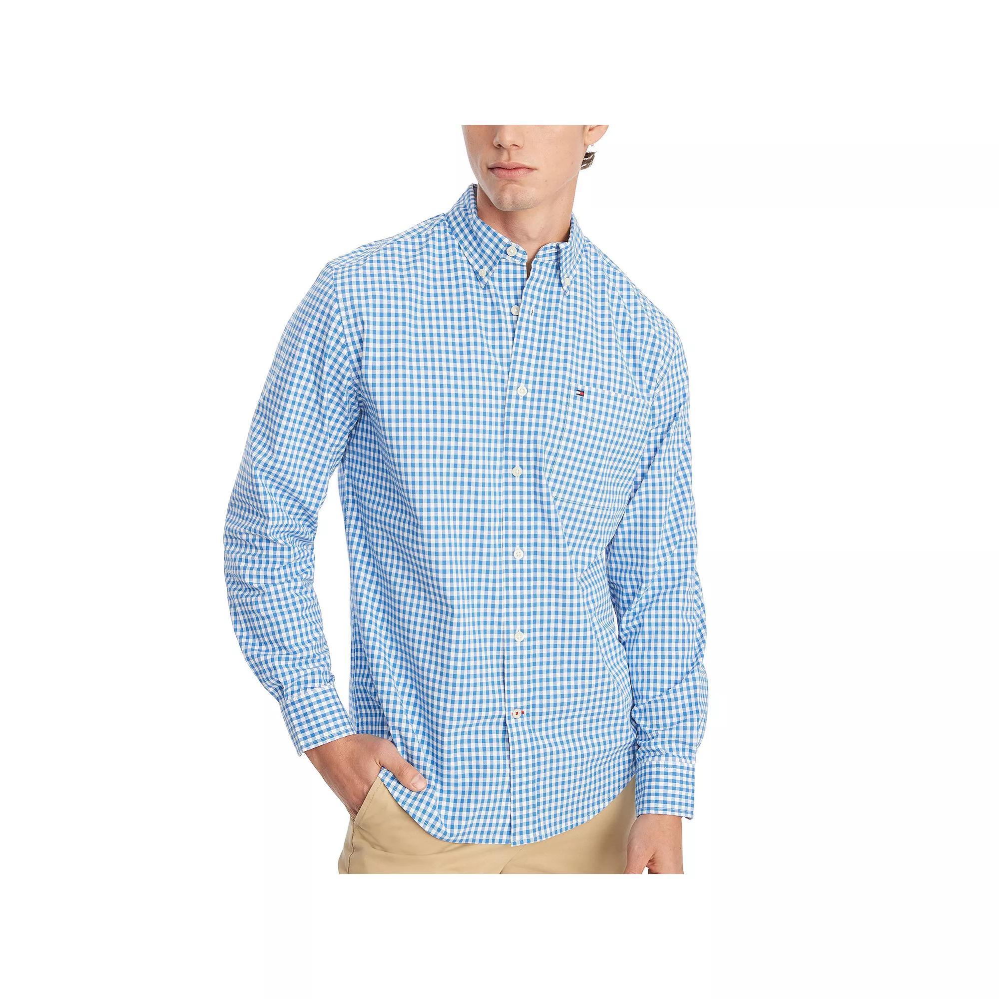 Men's Tommy Hilfiger Capote Classic-Fit Solid Shirt, Size: XS, Provence Product Image