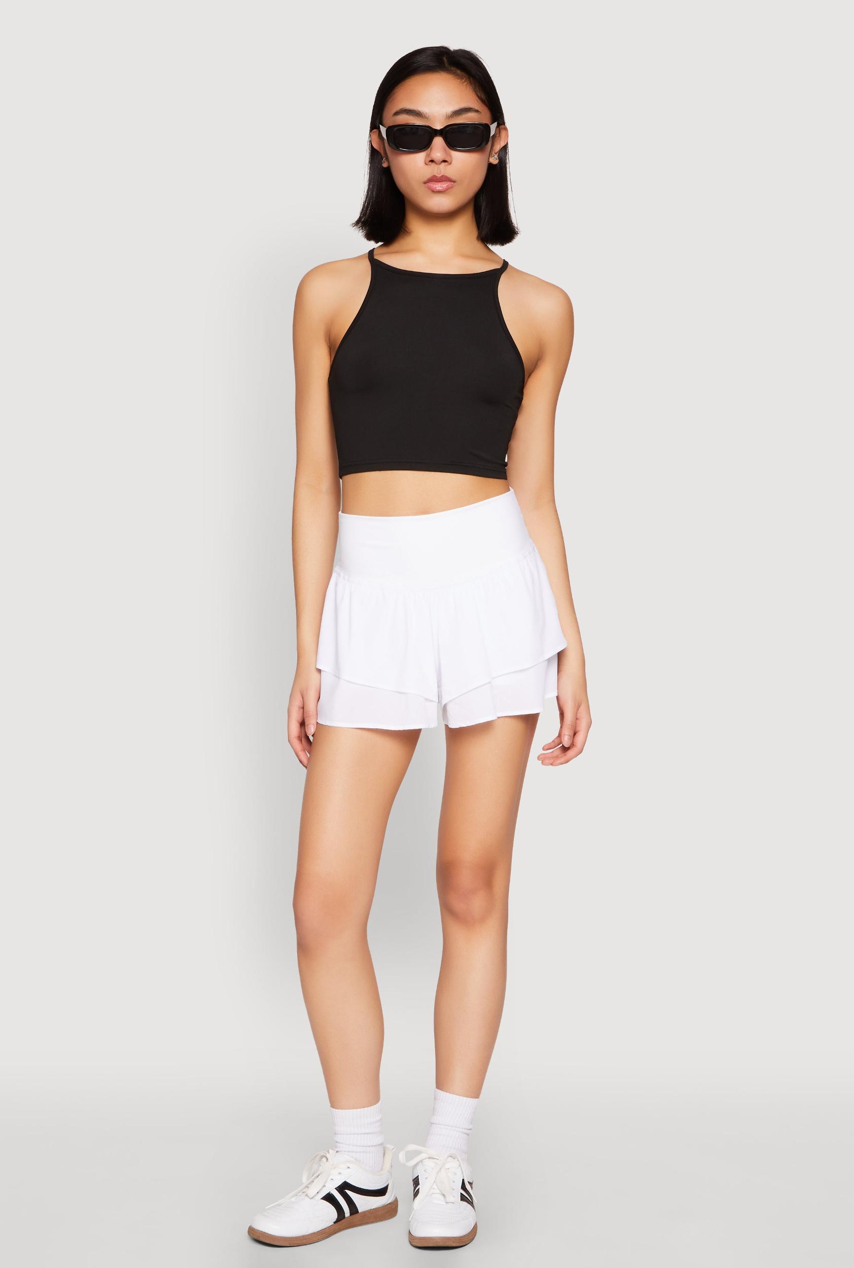 Womens Tiered Active Shorts Product Image