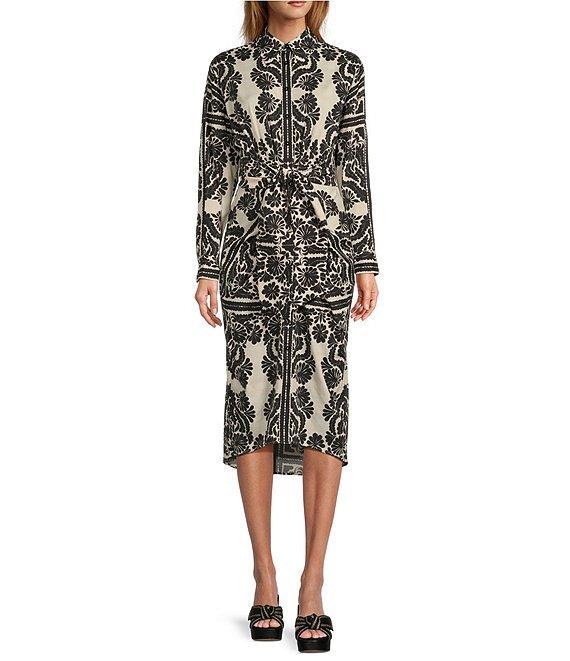 Antonio Melani Roxanne Printed Long Sleeve Dress Product Image