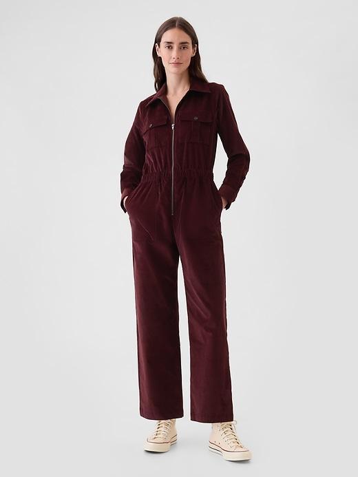 Corduroy Utility Jumpsuit Product Image