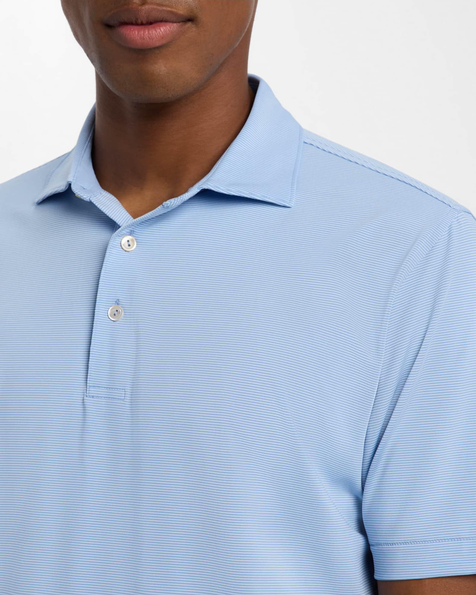 Men's Jubilee Stripe Performance Jersey Polo Shirt Product Image