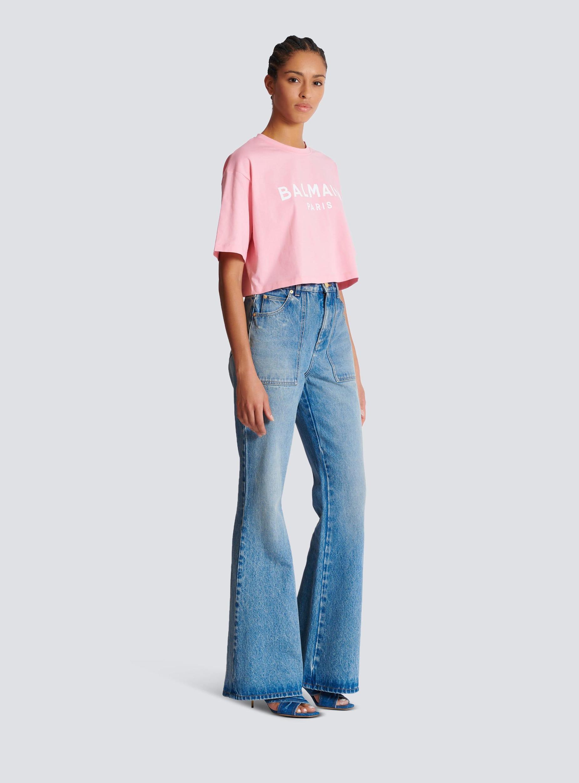 T-shirt with Balmain Paris print Product Image
