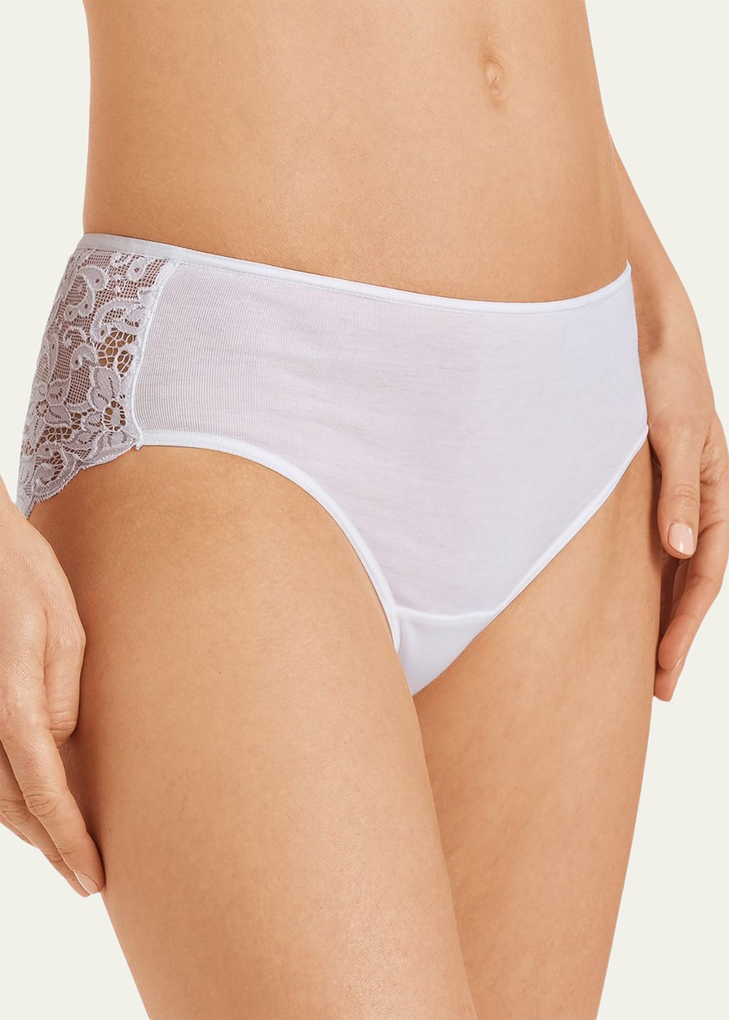 Womens Luxury Moments Lace-Back Hi-Cut Brief Product Image