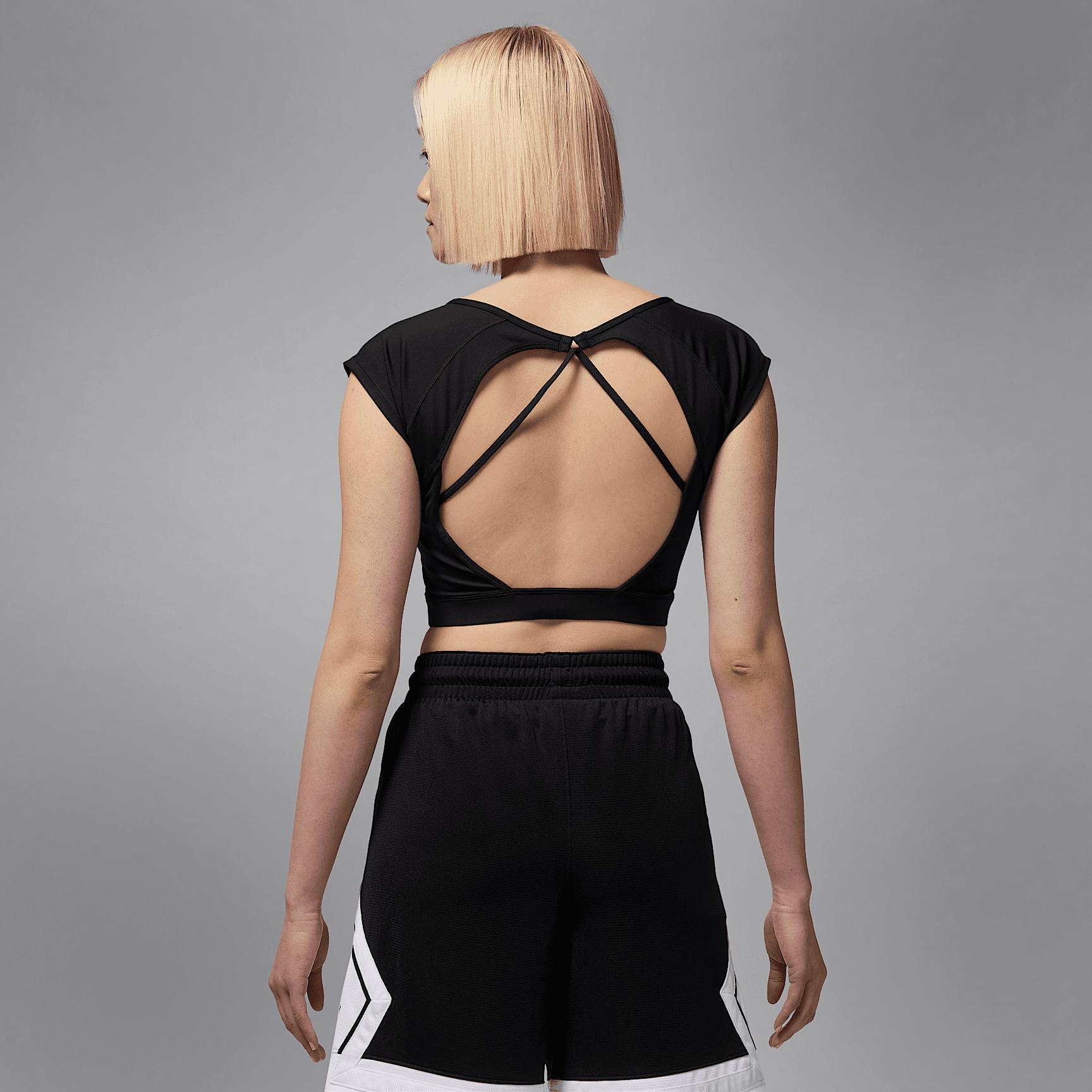 Jordan Sport Women's Short-Sleeve Knit Crop Top Product Image