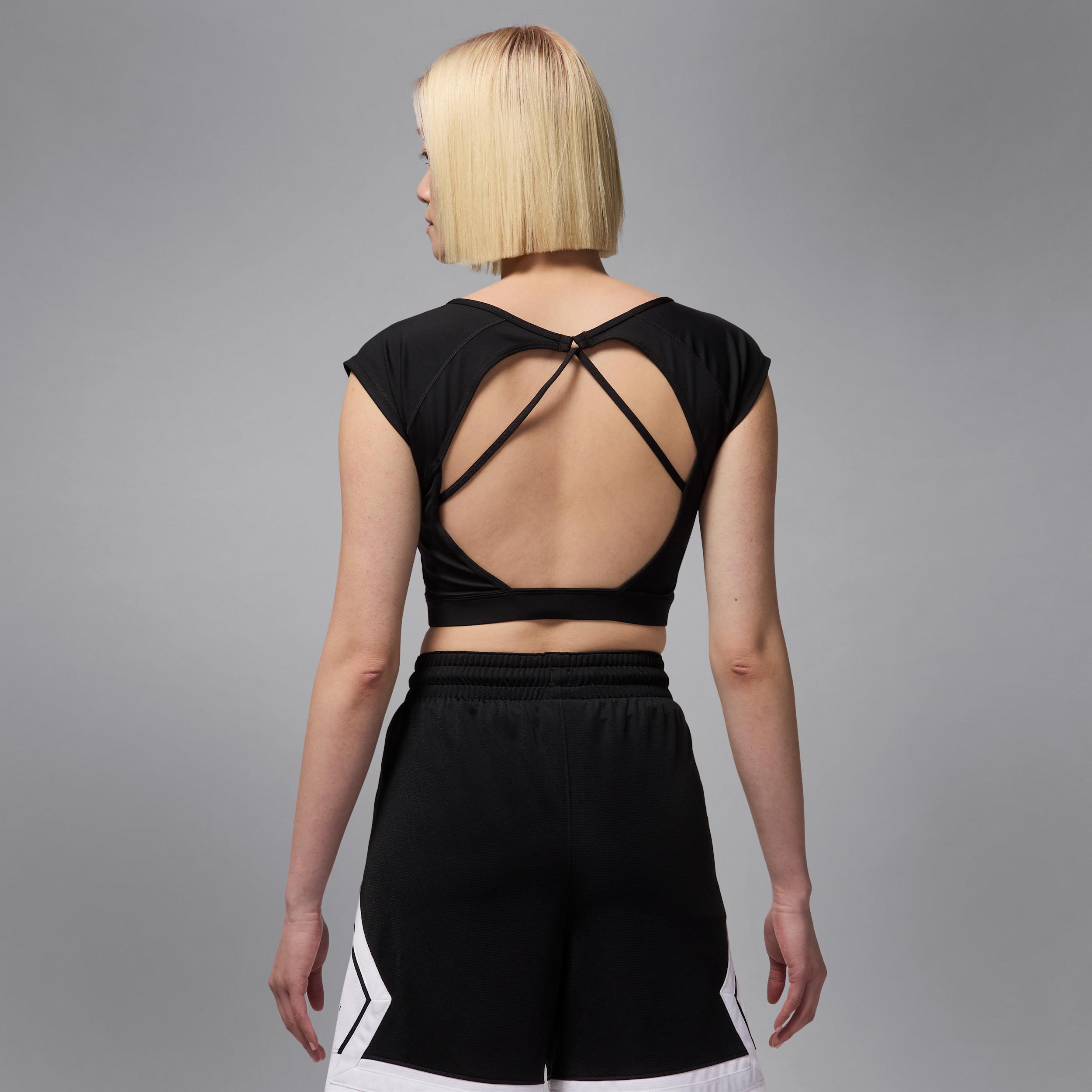 Jordan Sport Women's Short-Sleeve Knit Crop Top Product Image