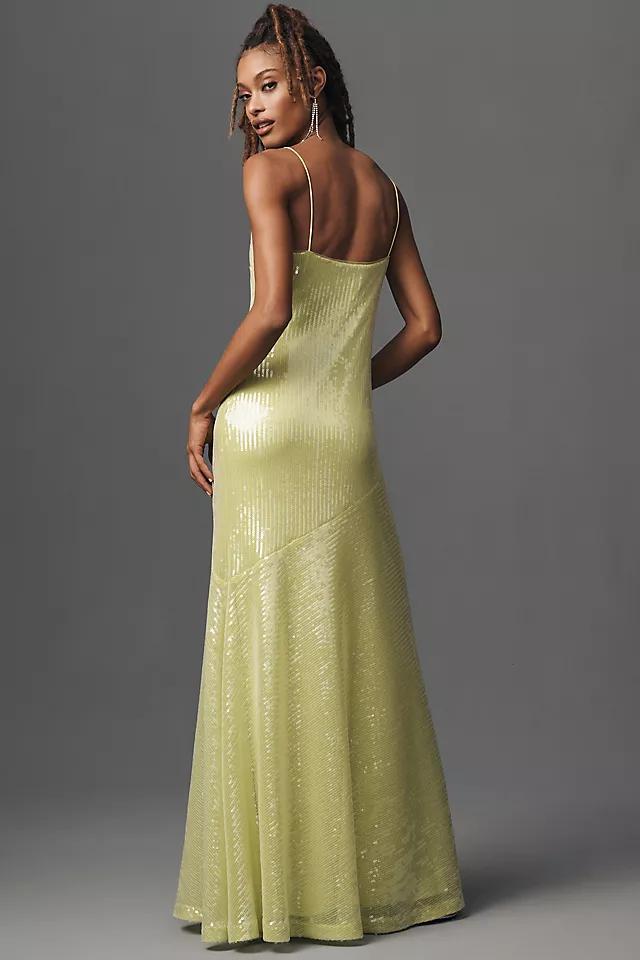 ML Monique Lhuillier Neomi Sequin Maxi Dress Product Image