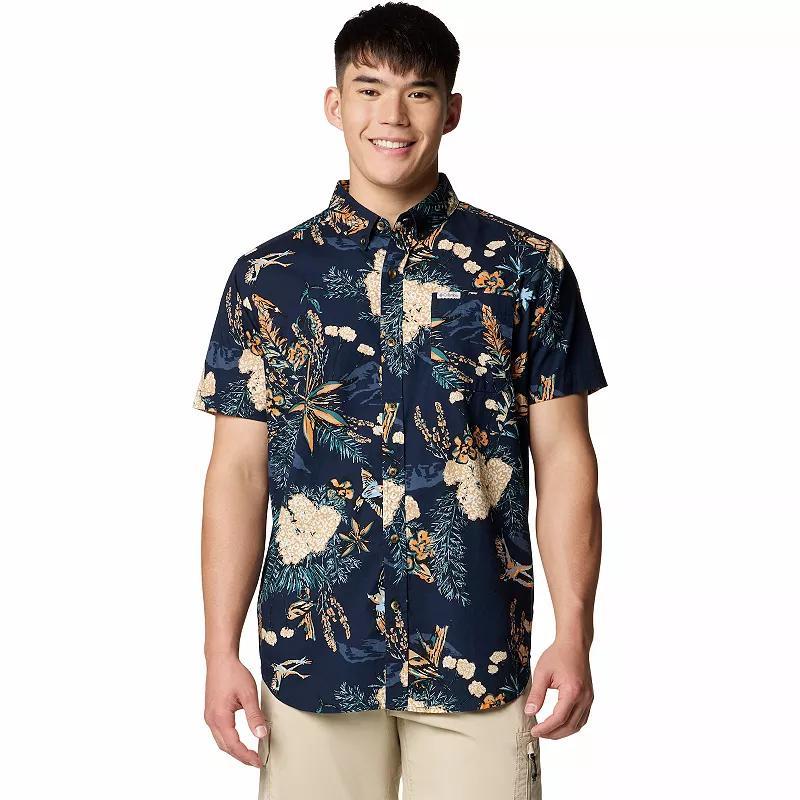 Columbia Men's Rapid Rivers Printed Short Sleeve Shirt Tall- Product Image