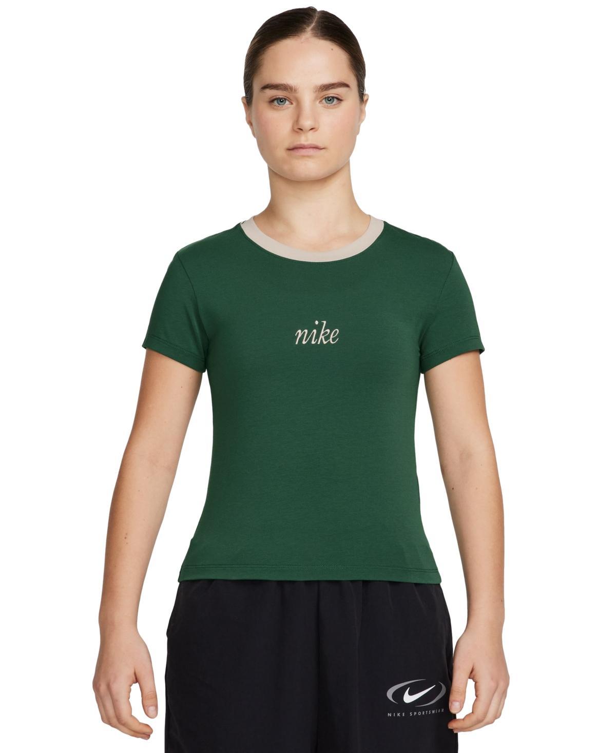 Nike Sportswear Chill Knit Women's Slim Cropped T-Shirt Product Image