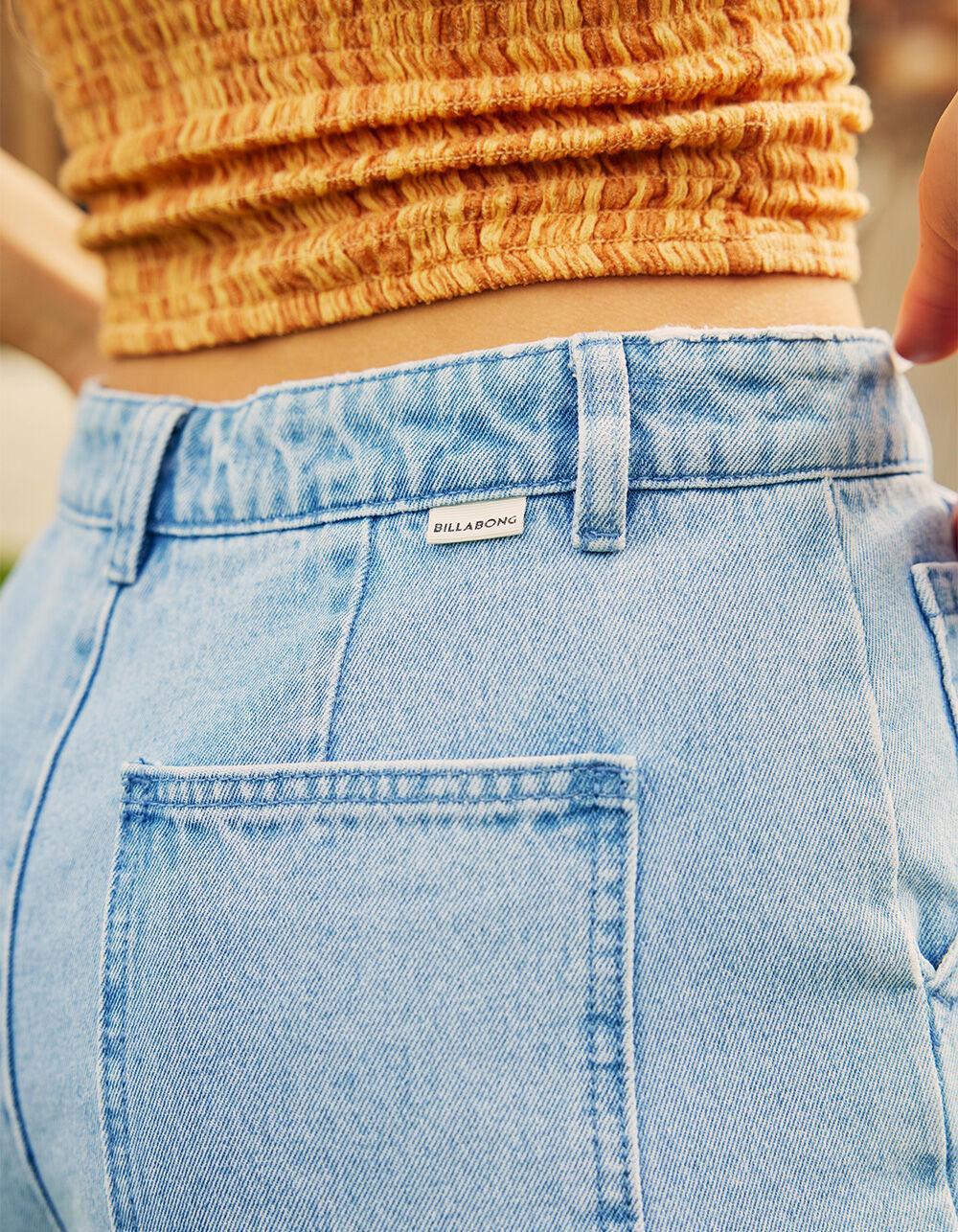 BILLABONG Westerly Womens Denim Cargo Shorts - DENIM Product Image