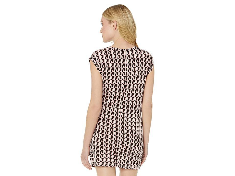 Sanctuary Twisted Waist Bodycon Dress (Flamingo Geo) Women's Dress Product Image