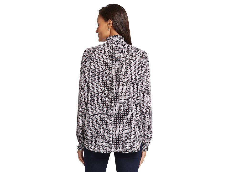NYDJ Pleat Front Tunic (Pinnacle Vista) Women's Clothing Product Image