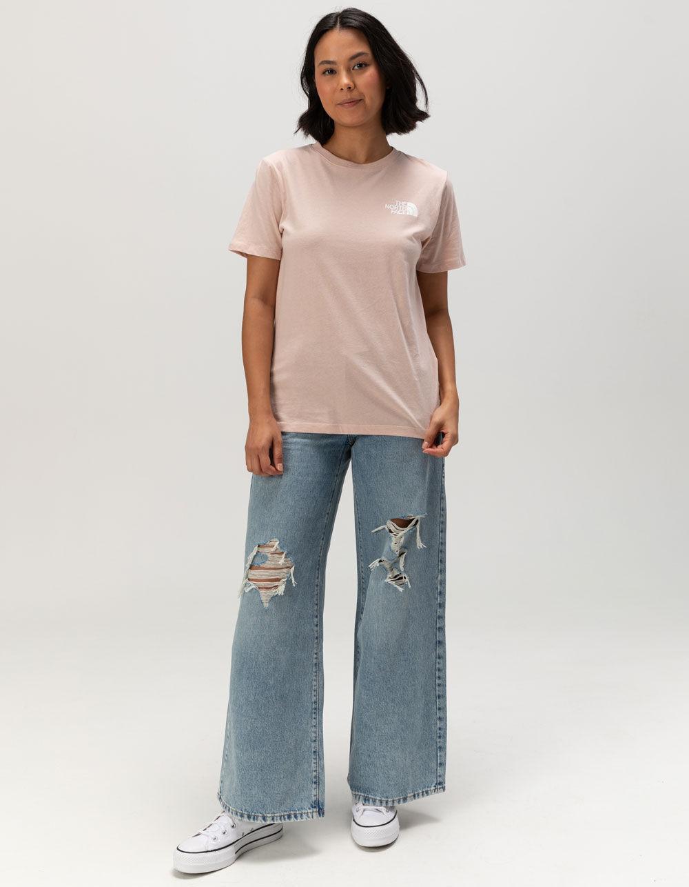 THE NORTH FACE Womens NSE Box Tee - OFF WHITE Product Image