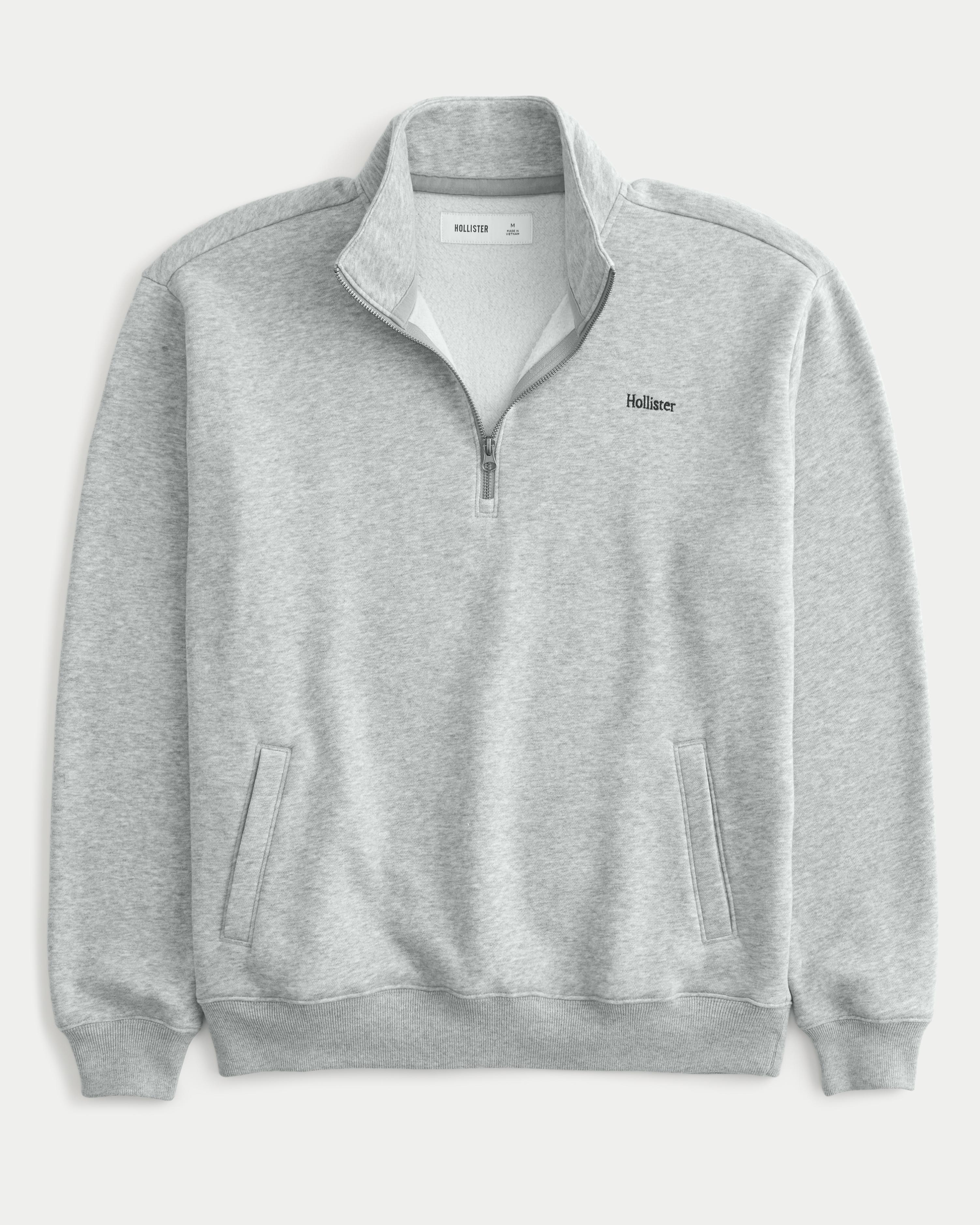 Relaxed Half-Zip Logo Sweatshirt Product Image