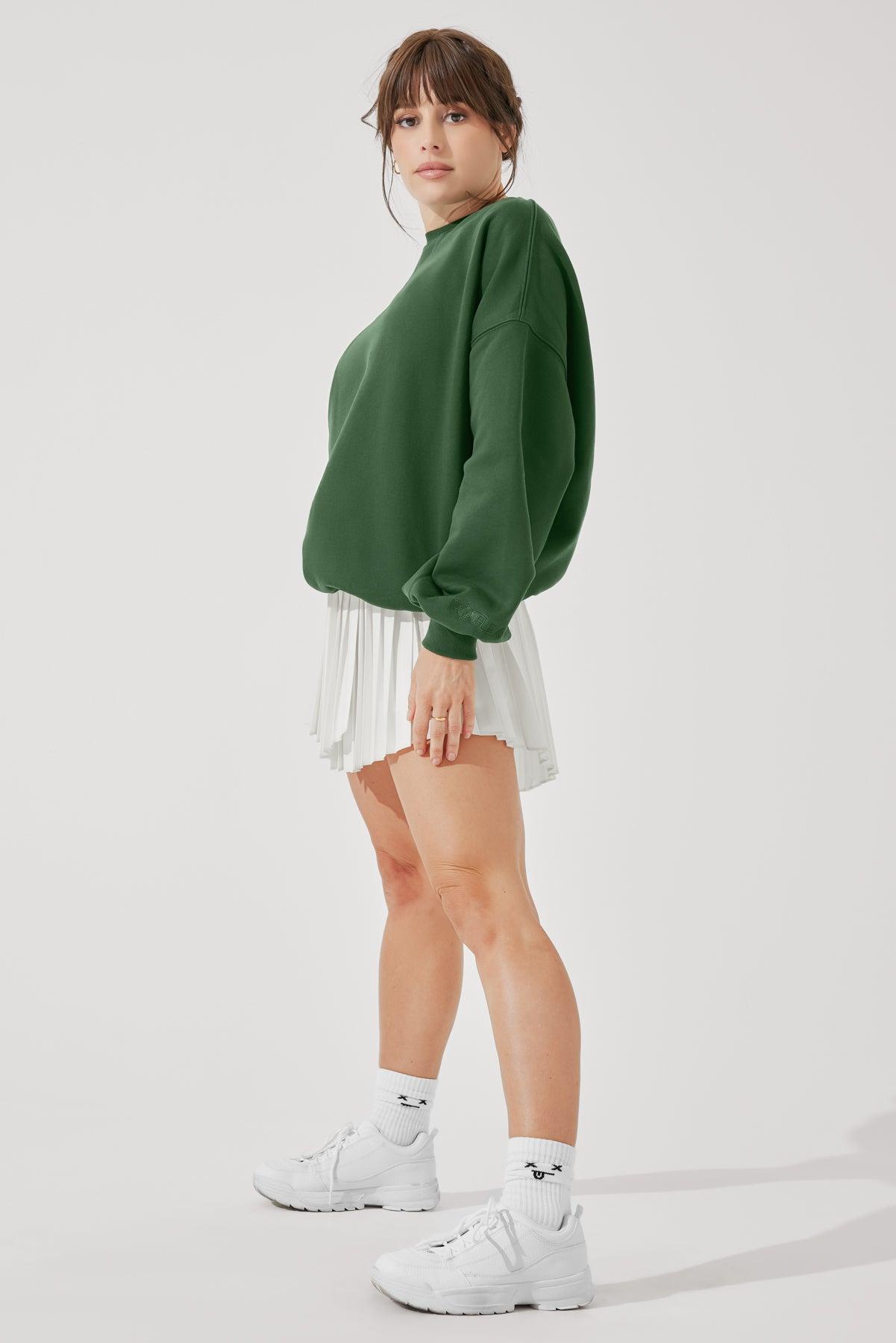 Cloud Crewneck Sweater - Merlot Product Image